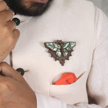 Load image into Gallery viewer, Butterfly Brooch from Seafret collection.-Mens Accessories-Claymango.com