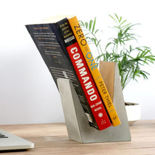 Load image into Gallery viewer, Minimal concrete table top book holder-Paper & Stationary-Claymango.com