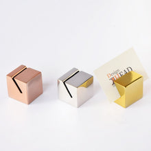 Load image into Gallery viewer, Cubes Card Holder-Table Top Accessory-Claymango.com