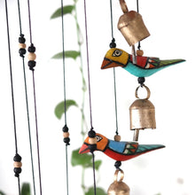 Load image into Gallery viewer, Mobile bird wind chimes with bells from chidaiya collection-Home Décor-Claymango.com