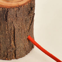 Load image into Gallery viewer, Handcrafted Natural wood Log Lamp with Edison bulb-Lamp-Claymango.com