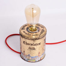 Load image into Gallery viewer, Japanese chocolate brass box lamp +Edison bulb-Lamp-Claymango.com