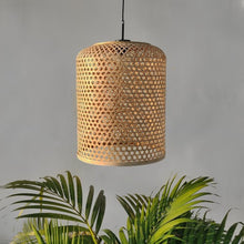 Load image into Gallery viewer, Cyclic Jumbo(Star) - Unique handmade Woven Hanging Pendant Light, Natural/Bamboo Pendant Light for Home restaurants and offices.(Size: 16" * 13" )-Lamps-Claymango.com