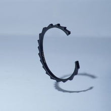 Load image into Gallery viewer, Level Cuff - Matte Black Noir-Medium (Fits from 7 - 7.5 inch), Large (Fits from 7.5 - 8 inch)-Mens Accessories-Claymango.com