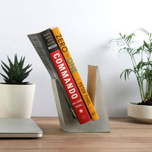 Load image into Gallery viewer, Minimal concrete table top book holder-Paper & Stationary-Claymango.com