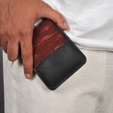 Load image into Gallery viewer, Weekend Wallet 4 - compact and contemporary handcrafted out of ikat and Genuine leather-Wallets-Claymango.com