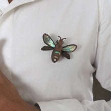 Load image into Gallery viewer, Bee Brooch from Seafret collection.-Mens Accessories-Claymango.com