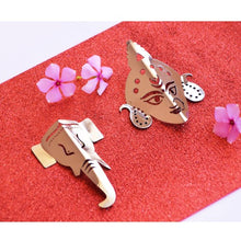 Load image into Gallery viewer, Durga & Ganesha Fridge Magnet-Home Décor-Claymango.com