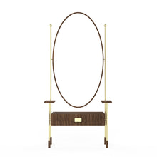 Load image into Gallery viewer, wooden dresser with mirror