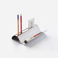 Load image into Gallery viewer, S-tray - Pen & Card Holder - Stainless Steel-Paper & Stationary-Claymango.com