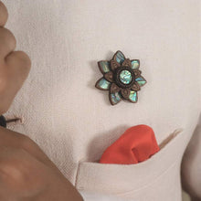 Load image into Gallery viewer, Mandala Brooch from Seafret collection.-Mens Accessories-Claymango.com