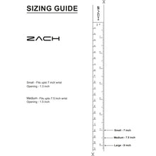 Load image into Gallery viewer, Obelisk Cuff -Metallic Grey - Medium (Fits from 7 - 7.5 inch), Large (Fits from 7.5 - 8 inch)-Mens Accessories-Claymango.com