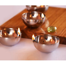 Load image into Gallery viewer, METAL DIYAS - SET OF 4 - Stainless Steel-Home Décor-Claymango.com
