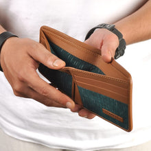Load image into Gallery viewer, Weekend Wallet - compact and contemporary handcrafted out of ikat and Genuine leather-Bags-Claymango.com