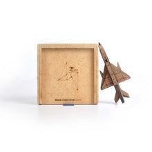 Load image into Gallery viewer, MIKOYAN MIG-21 Wooden Brooch -Mens Accessories-Claymango.com