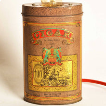 Load image into Gallery viewer, Cigar Box Lamp + Edison Bulb-Lamp-Claymango.com