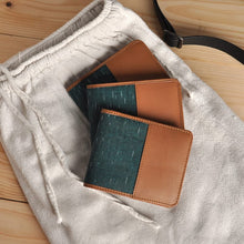 Load image into Gallery viewer, Weekend Wallet - compact and contemporary handcrafted out of ikat and Genuine leather-Bags-Claymango.com