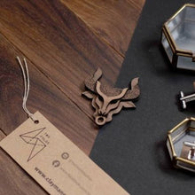 Load image into Gallery viewer, Taurus Brooch from Zodiac collection - Twofolds-Mens Accessories-Claymango.com