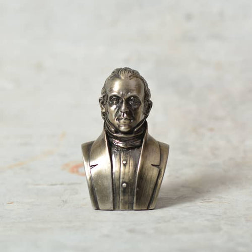 James K. Polk 11th U.S. President - vintage miniature model / Paperweight-Antiques-Claymango.com