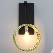 Load image into Gallery viewer, Wall Lamp Hand painted Circular Pastel-Lamp-Claymango.com