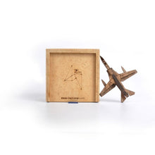 Load image into Gallery viewer, MIKOYAN MIG-27 Wooden Brooch -Mens Accessories-Claymango.com