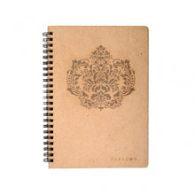 Load image into Gallery viewer, Work Notes- wooden laser cut wire bound handcrafted notebook-Paper & Stationary-Claymango.com