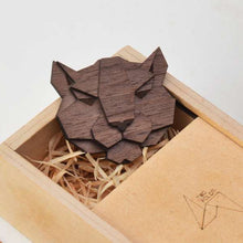 Load image into Gallery viewer, Tiger_My Spirit Animal collection - Brooch-Mens Accessories-Claymango.com