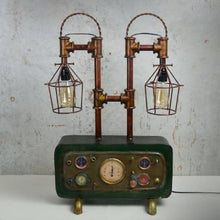 Load image into Gallery viewer, Twin armed Industrial iron Lamp for Office,Studio,Home-Lamp-Claymango.com