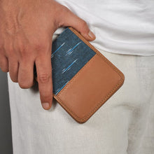 Load image into Gallery viewer, Weekend Wallet 3 - compact and contemporary handcrafted out of ikat and Genuine leather-Wallets-Claymango.com