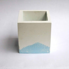 Load image into Gallery viewer, Paradox Rectangle Light Blue Cement Planter/Vase/Flower Pot/Home and Garden Decor-Home Décor-Claymango.com