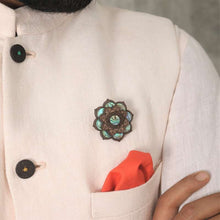 Load image into Gallery viewer, Mandala Brooch from Seafret collection.(Basic)-Mens Accessories-Claymango.com