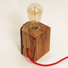 Load image into Gallery viewer, Natural Wood cutout table top lamp-Lamp-Claymango.com