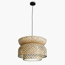 Load image into Gallery viewer, Lotus Lamp (Pendant Lamp)-Bamboo-Claymango.com