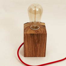 Load image into Gallery viewer, Natural Wood cutout table top lamp-Lamp-Claymango.com