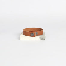 Load image into Gallery viewer, Minimal Harness Leather Tan Wrist Ban-Unisex-Mens Accessories-Claymango.com