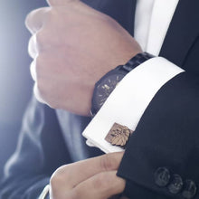 Load image into Gallery viewer, Assorted Gift hamper from Twofolds - 1 Lion Brooch MOP Collection +1 Best Man's bowtie + 1 lion cufflinks-Gift Box-Claymango.com