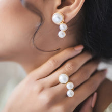 Load image into Gallery viewer, Archie earrings - Sterling silver & gold Plate-Jewellery-Claymango.com