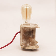 Load image into Gallery viewer, Vintage table top reclaimed chested lamp for studio and home -Lamp-Claymango.com