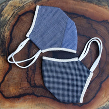 Load image into Gallery viewer, SET OF 2 - Organic Cotton 3 Layer Reusable / washable Outdoor Designer Face Mask to protect from sneeze particles, Dust and pollution-Essentials-Claymango.com