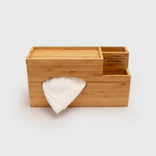 Load image into Gallery viewer, Bah Tissue Box-Bamboo-Claymango.com