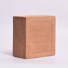 Load image into Gallery viewer, Square wooden block Clock Small white ash - SLC3P02-Home Décor-Claymango.com