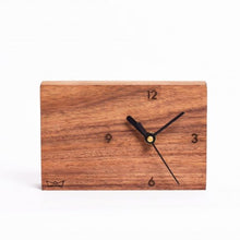 Load image into Gallery viewer, Rectangle table top Wooden clock for office / Workstation - SLC3P01-Home Décor-Claymango.com