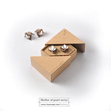 Load image into Gallery viewer, Assorted Gift hamper from Twofolds - 1 Lotus Brooch MOP Collection +1 Best Man's bowtie + 1 Lotus cufflinks-Gift Box-Claymango.com