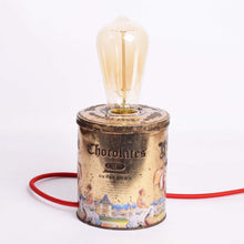 Load image into Gallery viewer, Japanese chocolate brass box lamp +Edison bulb-Lamp-Claymango.com