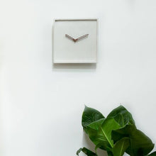 Load image into Gallery viewer, Concrete Square Wall Clock White-Home Décor-Claymango.com
