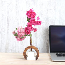 Load image into Gallery viewer, Minima Wood and Marble table top/wall hanging planter v3-Home Décor-Claymango.com