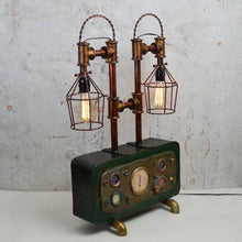 Load image into Gallery viewer, Twin armed Industrial iron Lamp for Office,Studio,Home-Lamp-Claymango.com