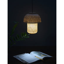 Load image into Gallery viewer, Mush - Unique handmade Woven Hanging Pendant Light, Natural/Bamboo Pendant Light for Home restaurants and offices-Lamps-Claymango.com