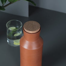 Load image into Gallery viewer, Stupa Flak - Minimal & Sleek HandmadeTerracotta earthen Jug/Clay Pitcher for your Home/Office/Dinning and Table top - 800 ml-Terracotta-Claymango.com