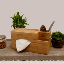 Load image into Gallery viewer, Bah Tissue Box-Bamboo-Claymango.com